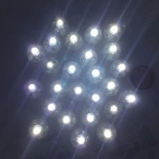 50pcs Bright White Color LED Balloon Light For All Party Decor