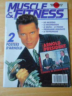 MUSCLE & FITNESS bodybuilding magazine/ARNOLD SCHWARZENEGGER 3-90 (Fr.)