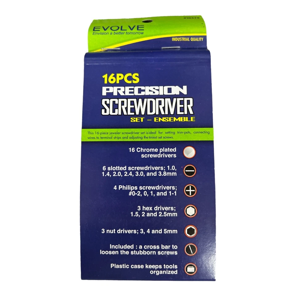 16 Pcs Precision Screwdriver Set- Ensemble - Image 2 of 2