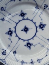 Royal Copenhagen Blue Fluted Plain Dinner Plate 183 9-3/4"  CHIPS 