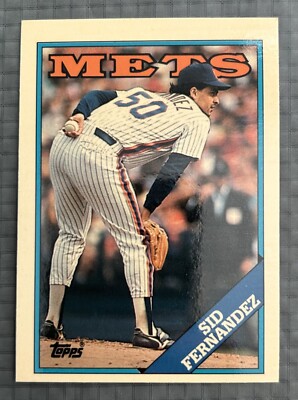 Sid Fernandez Topps ' Tiffany #30 New York Mets