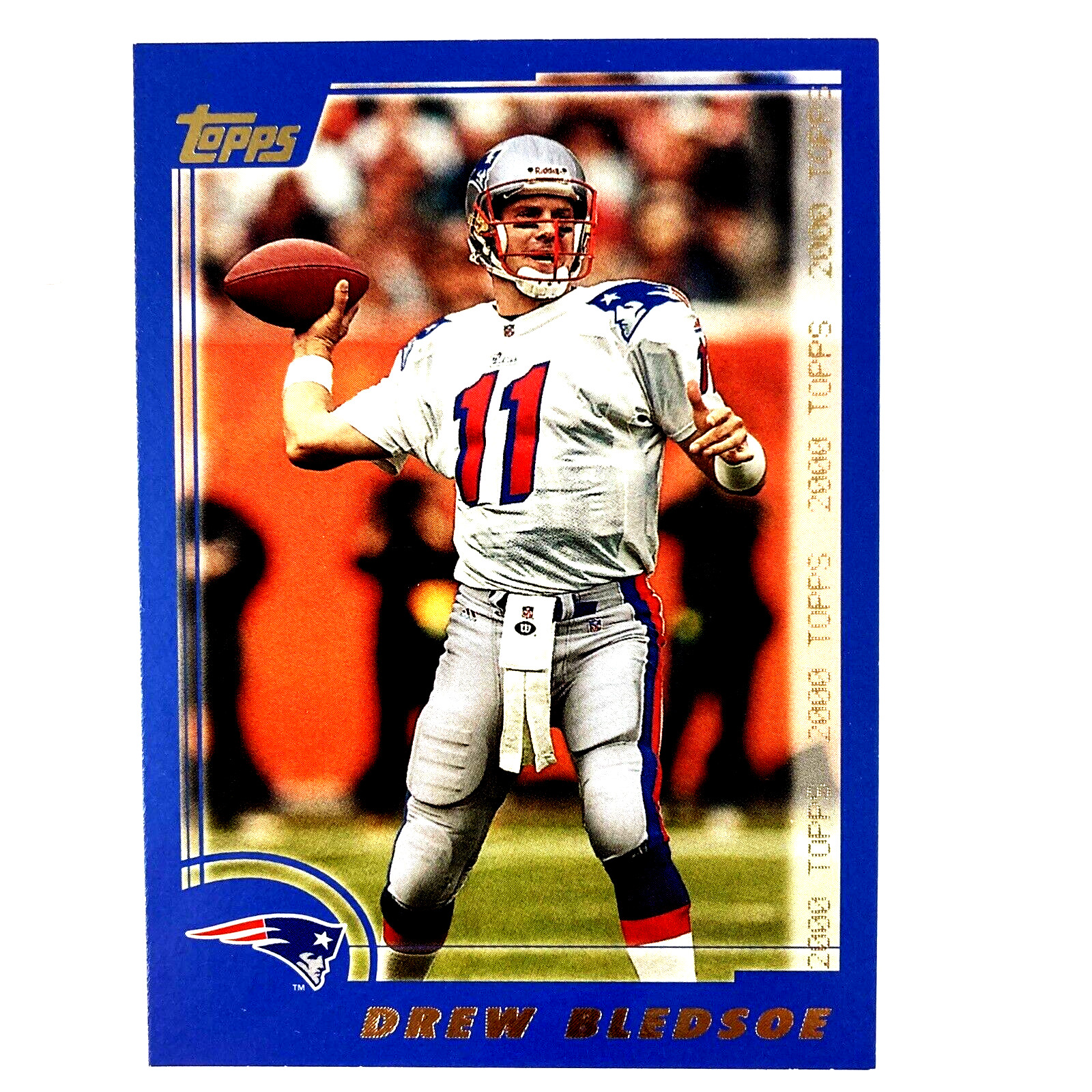 Drew Bledsoe 2000 Topps Card #70 NFL New England Patriots