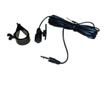 3.5mm Mono Microphone 9' cable cord Visor Clip Radio Hands Free Laptop Drone