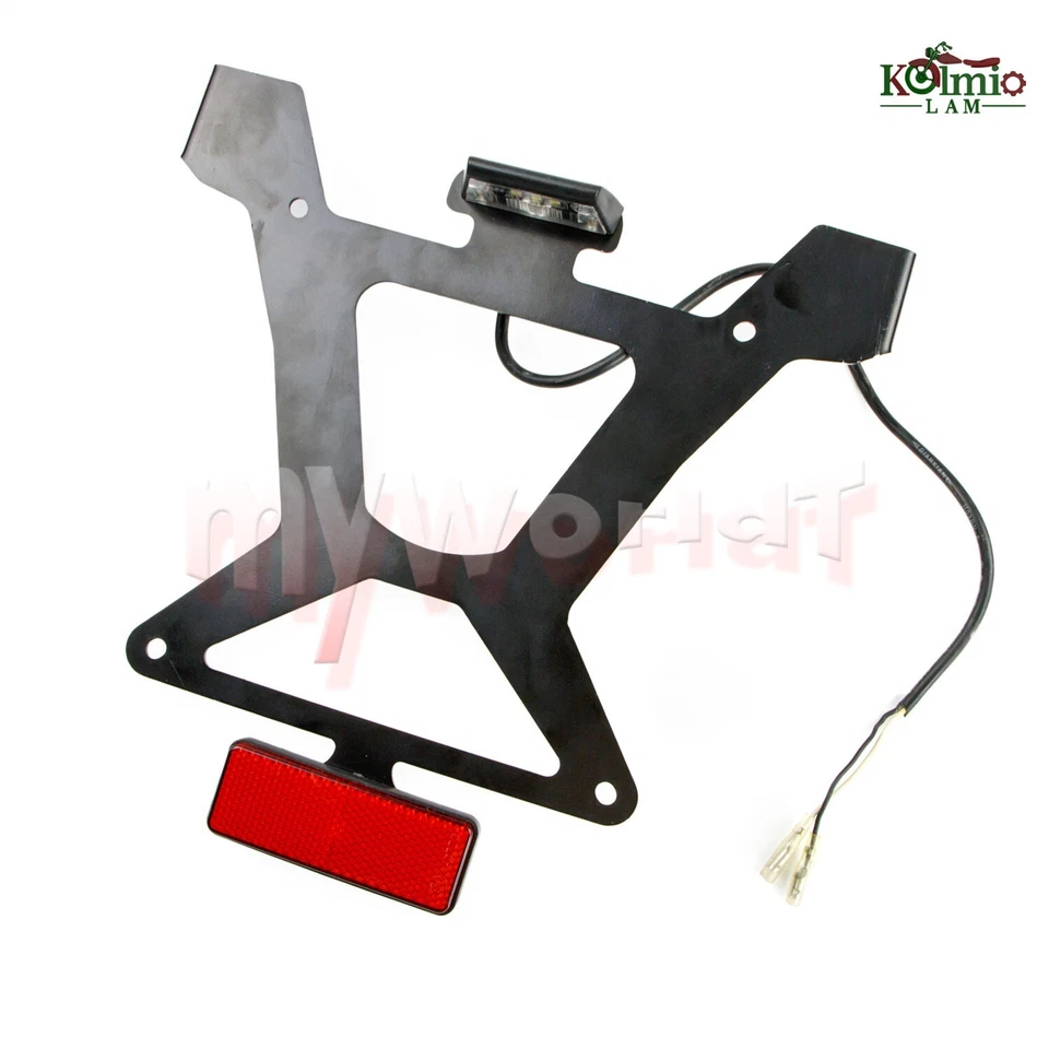 Support Plaque Moto Pour YAMAHA TMAX500 TMAX 500 01-07 Avec LED Eclairage Plaque - Photo 4/4