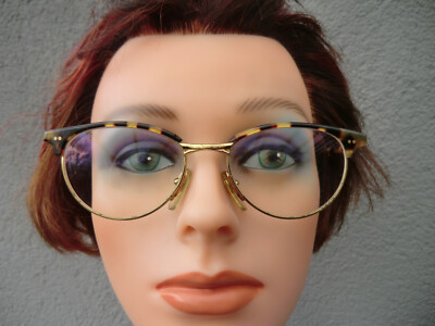 Brille BEST COMPANY  Vintage Brille Frame Eyeglasses Panto Round Tortoise Matte