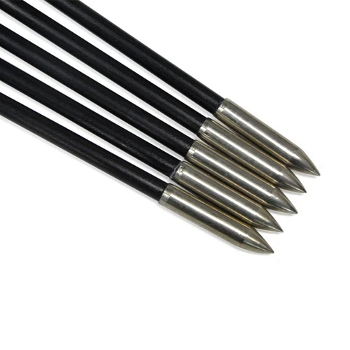 Flechas de fibra de vidrio 31" carcaj tiro con arco práctica puntos objetivo arco flecha de tiro - Imagen 6 de 23