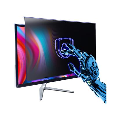 GUDTEKE Computer Privacy Screen Filter 24'' Hanging Privacy Screen Protector C...