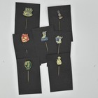 Vintage (Lot of 7) Walt Disney Productions 1960s Era Lapel Stick Pin Foreign