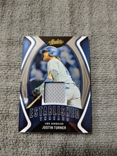 justin turner 2022 absolute established threads jersey dodgers #ET-JT 89/99