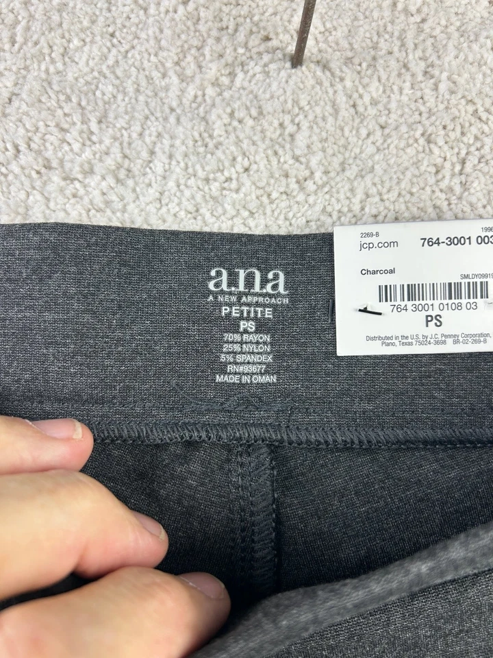Leggings para mujer Ana Petite PS carbón rayón nailon spandex Foto 3 de 4