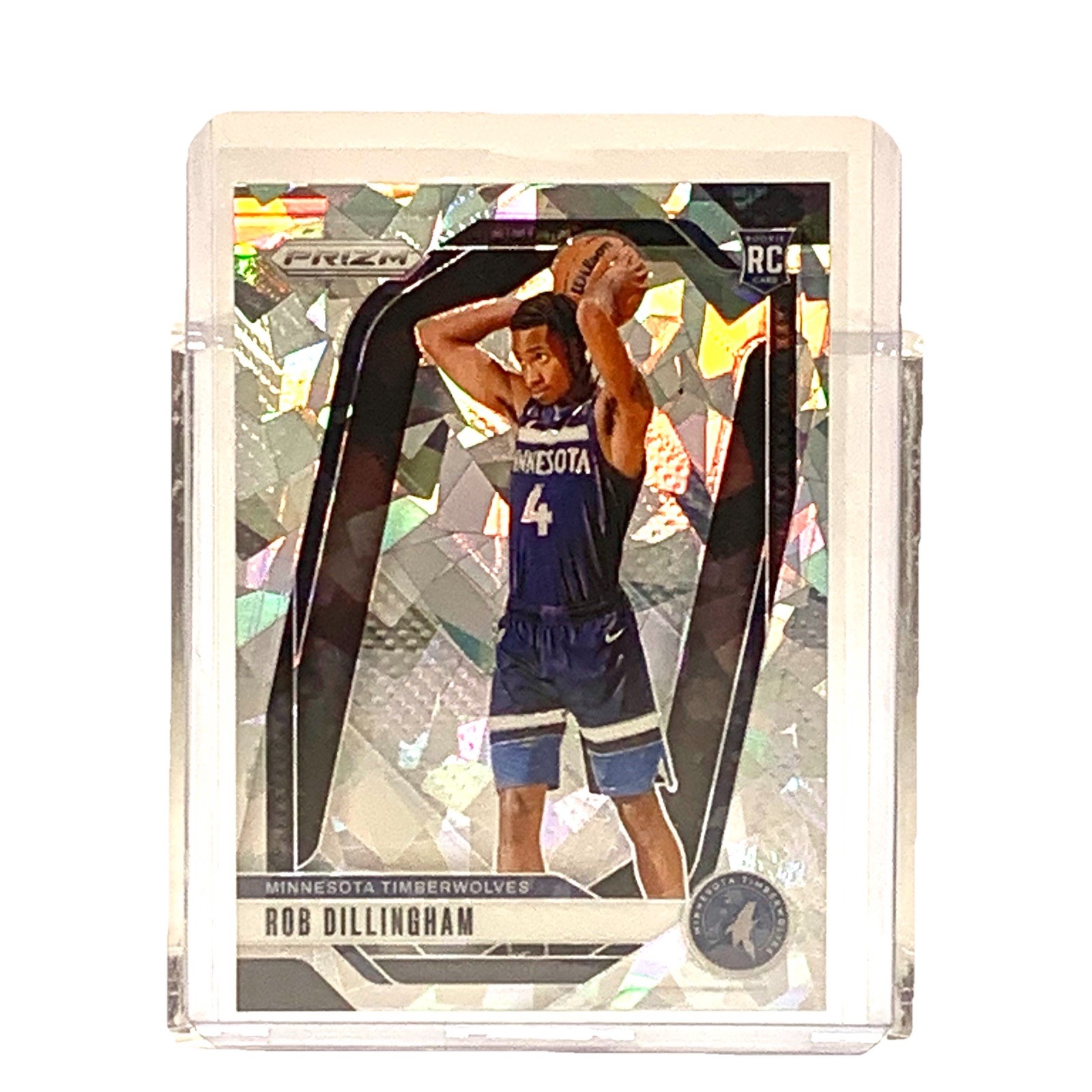 Robert Dillingham 2024-25 Panini Prizm Basketball Cracked Ice RC No. 250