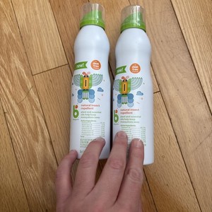 Two Babyganics Natural Insect Repellent Deet Free Plant and Essential Oils 5 Oz.