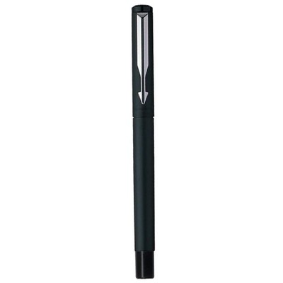 Parker Vector Matte Black Chrome trim Roller Ball Pen Without Packing