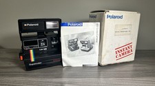 Polaroid 635CL Supercolor NEAR MINT FULLY WORKING WITH BOX  MANUAL 