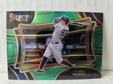 Ben Rice 2025 Panini Select #68 Green Prizm /5 SSP Rookie Diamond Level