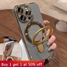 For iPhone 17 Air 17 Pro Max 16 15 14 13 12 Phone Case Magnetic Ring Bracket New