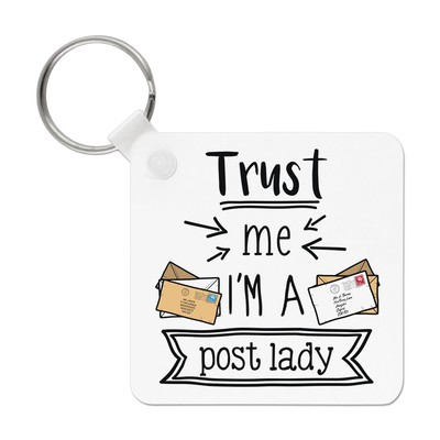 Trust Me I'M A Post Lady Schlüsselanhänger Favorit Best Lustig Scherz Postbote