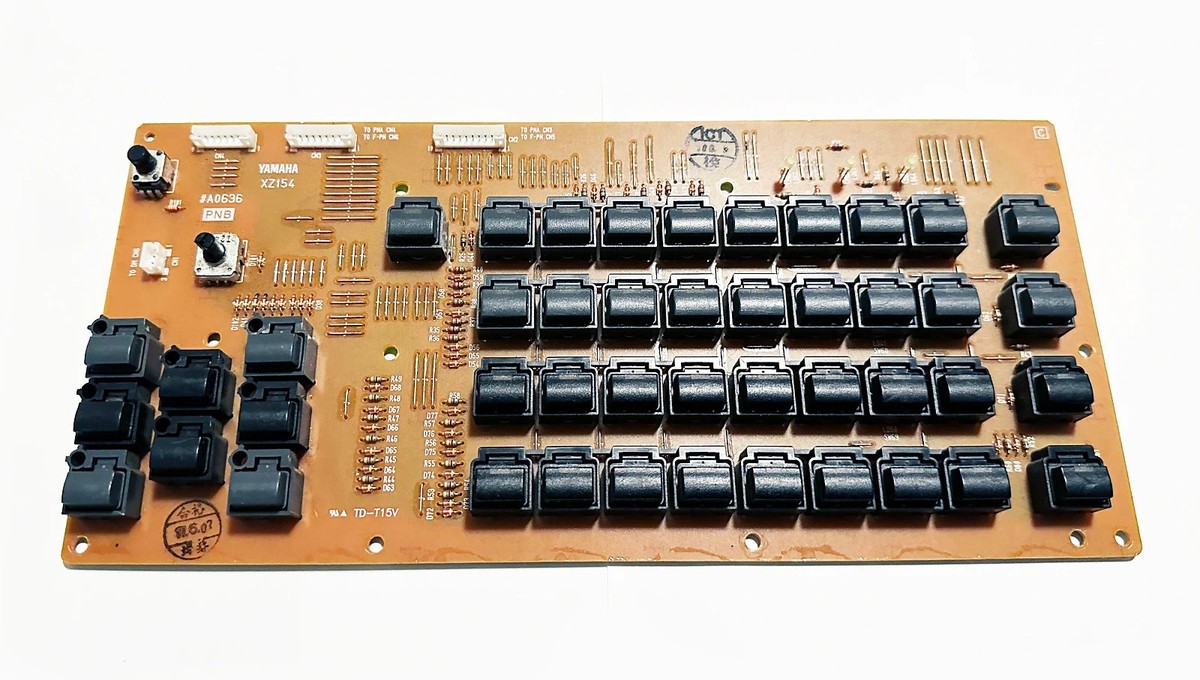YAMAHA Motif 6, 7, 8 Original Right Side Top Panel Switch Board