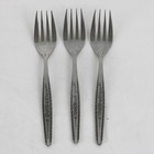 Set of 3 Interpur INR7 Stainless Steel Salad Forks 6.5" Pre-Owned Flatware