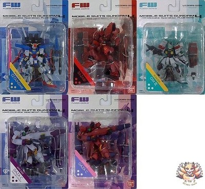 FW Gundam Ultimate Operation Plus4 5-Type Complete Set Figure