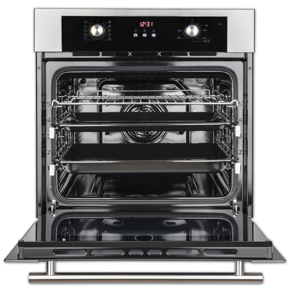 KKT KOLBE Einbaubackofen autark 60cm Backofen 70L Grill Heißluft Teleskopauszüge - Bild 3 von 4