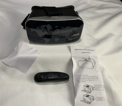 VR PARK Virtual Reality Headset with Remote for iPhone/Samsung/Android **NEW**