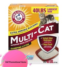Superior Odor Control Cat Litter, Multi-Cat Clumping Litter, Clean Burst Scent