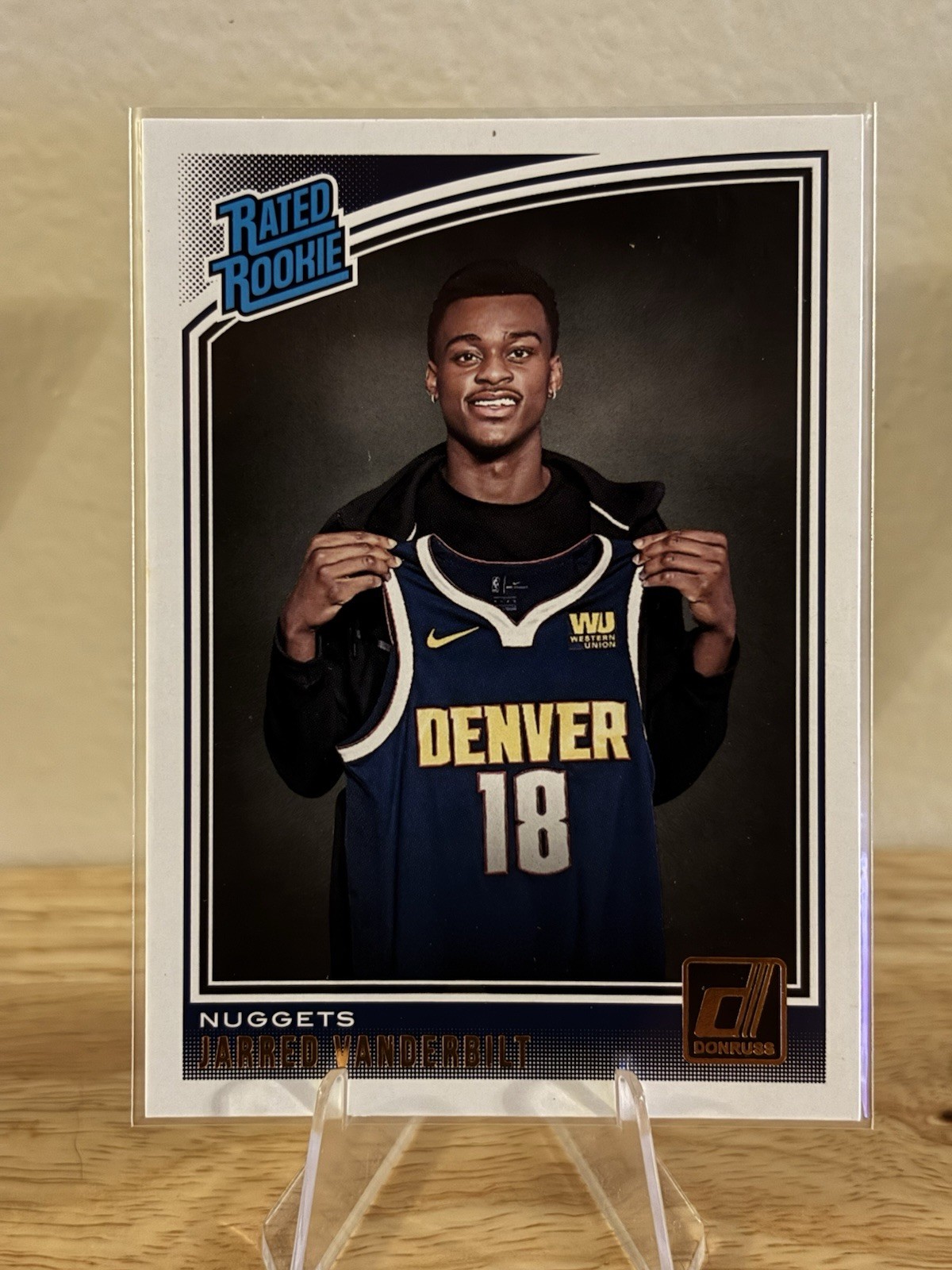2018-19 Panini Donruss - Rated Rookies Jarred Vanderbilt #151 (RC)