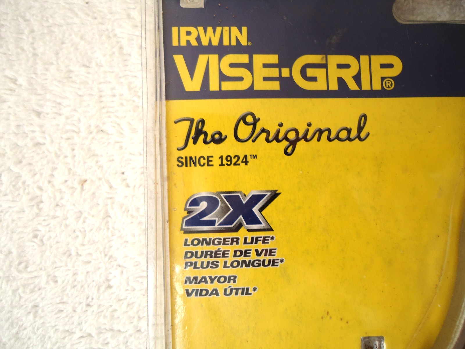 " NOS " Irwin Vise Grip 2 Piece Set 1,10WR,1,5WR Vise Grip Set " Great Gift "