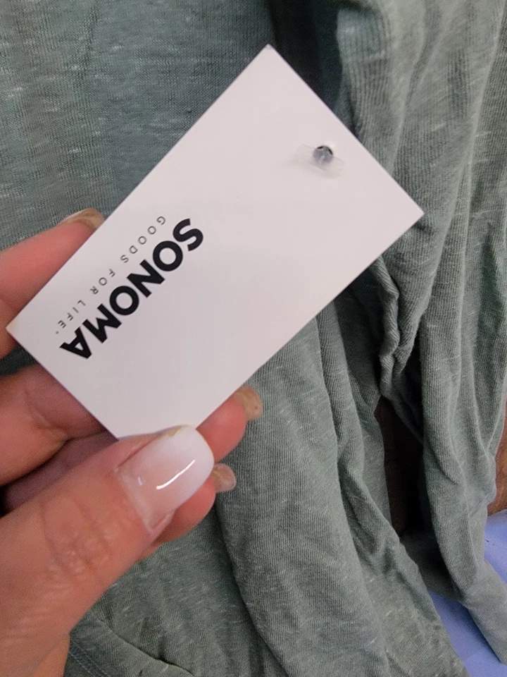 Sonoma-Mens 套头连帽衫运动衫-成人大号-绿色-休闲-户外 4XB — 第 4/4 张图片