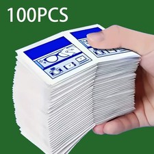 100x Dispoable Eye Glasses Cleaning Wipes - Also For Phones And Tablets Screen
