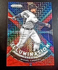 2021 Panini Prizm Baseball Illumination Red Mojo Prizm /149 Miguel Cabrera #IL-7