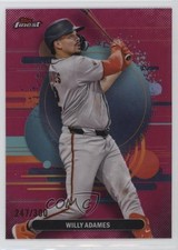 2025 Topps Finest Uncommon Magenta Refractor 247/300 Willy Adames #151 1co7