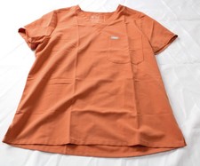 Figs Women's Catarina One-Pocket Short Sleeve Scrub Top CN6 Spiced Cider Large