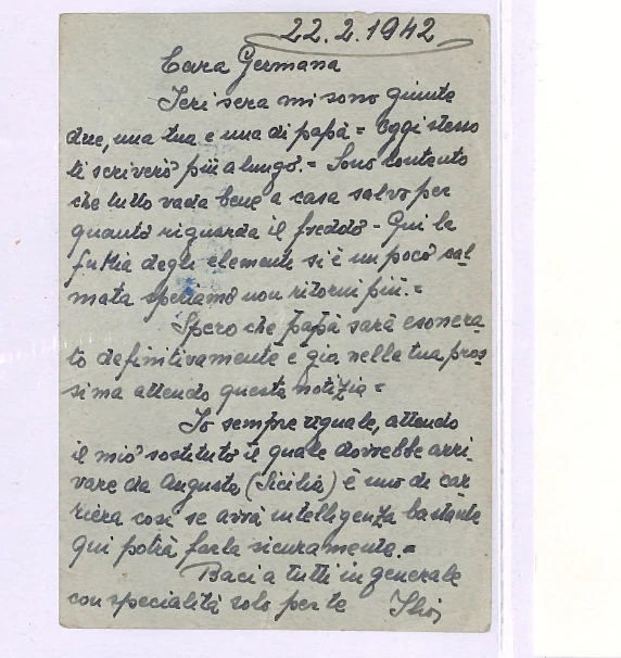 ITALY NAVAL Greece WW2 Card SHIP *MOTOCISTERNA SESIA* 1942 Censor Trieste XD139 - Image 4 of 4