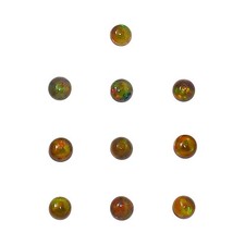Black Ethiopian Opal Natural Loose Gemstone Round 4x4x2.5 mm LS129-06664