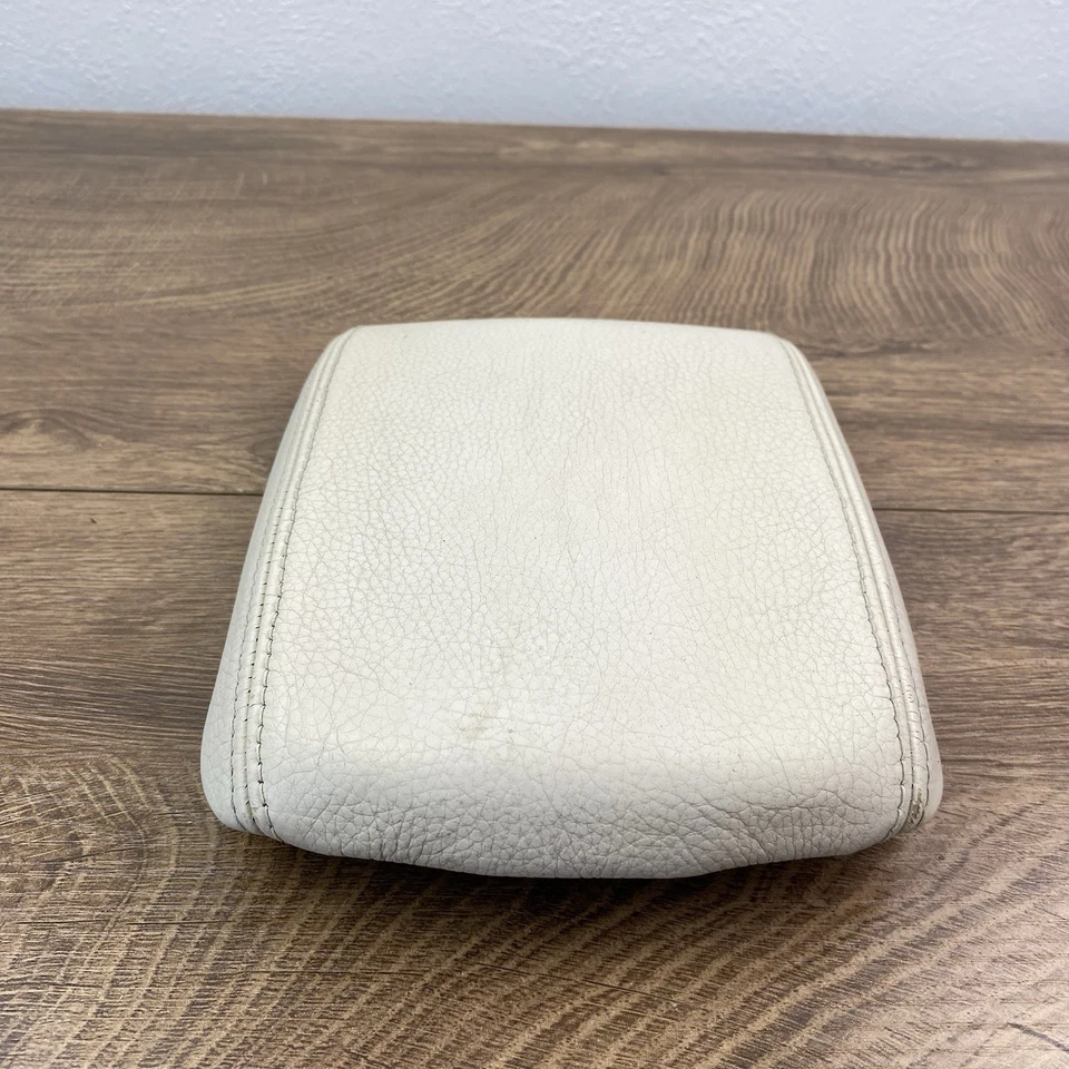 Volvo S40 C70 2004-2007 reposabrazos reposabrazos beige tapa consola cuero OEM Foto 2 de 4