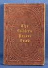 1864 US CIVIL WAR SOLDIERS POCKET BOOK U.S. Christian Comm Hymns Psalms OWNER