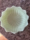 Vintage Fire King Jadeite Green 8" Salad Plate Lotus Flower 8 Inch Diameter