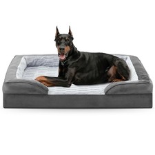 FURTIME Orthopedic Dog Bed for Extra Large Dogs - XL Waterproof Dog Sofa Bed,...