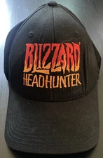 Blizzard Entertainment RARE HEADHUNTER Employee Size L/XL Hat FlexFit Cap