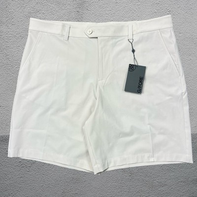 G/Fore Performance Fabric 4-Way Stretch Maverick Shorts Stone Golf Men s 38