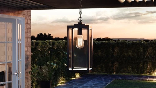 Quoizel WVR1907 Black Westover Single Light 7"W Outdoor Mini Pendant - Picture 10 of 12