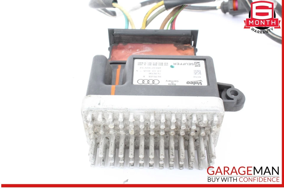 Unidad de módulo de control del ventilador de refrigeración del motor Audi Q5 13-17 8K0959501G OEM Foto 4 de 4