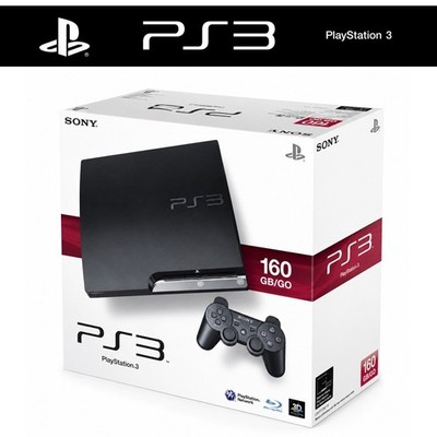 PlayStation 3 PS3 Konsole Slim 160GB inkl. ORIGINAL Controller   