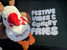 NEW 2025 Morey's Piers Sunny the Seagull Reindeer Christmas Wildwood Plush 