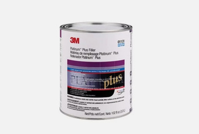 Gallon 3M Platinum Plus Lightweight Body Filler Hardener 01131 - Car Dent Repair