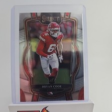 2022 Panini Select - Club Level Bryan Cook #252 (RC) Kansas City Chiefs 