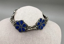 Vintage Lapis Bracelet Boho Ethnic Middle Eastern Afghan Bohemian Men's Women