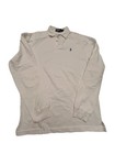 Polo Ralph Lauren Rugby Shirt White Polo Men's “M” Shoulder Elbow Pads 1980s Tag